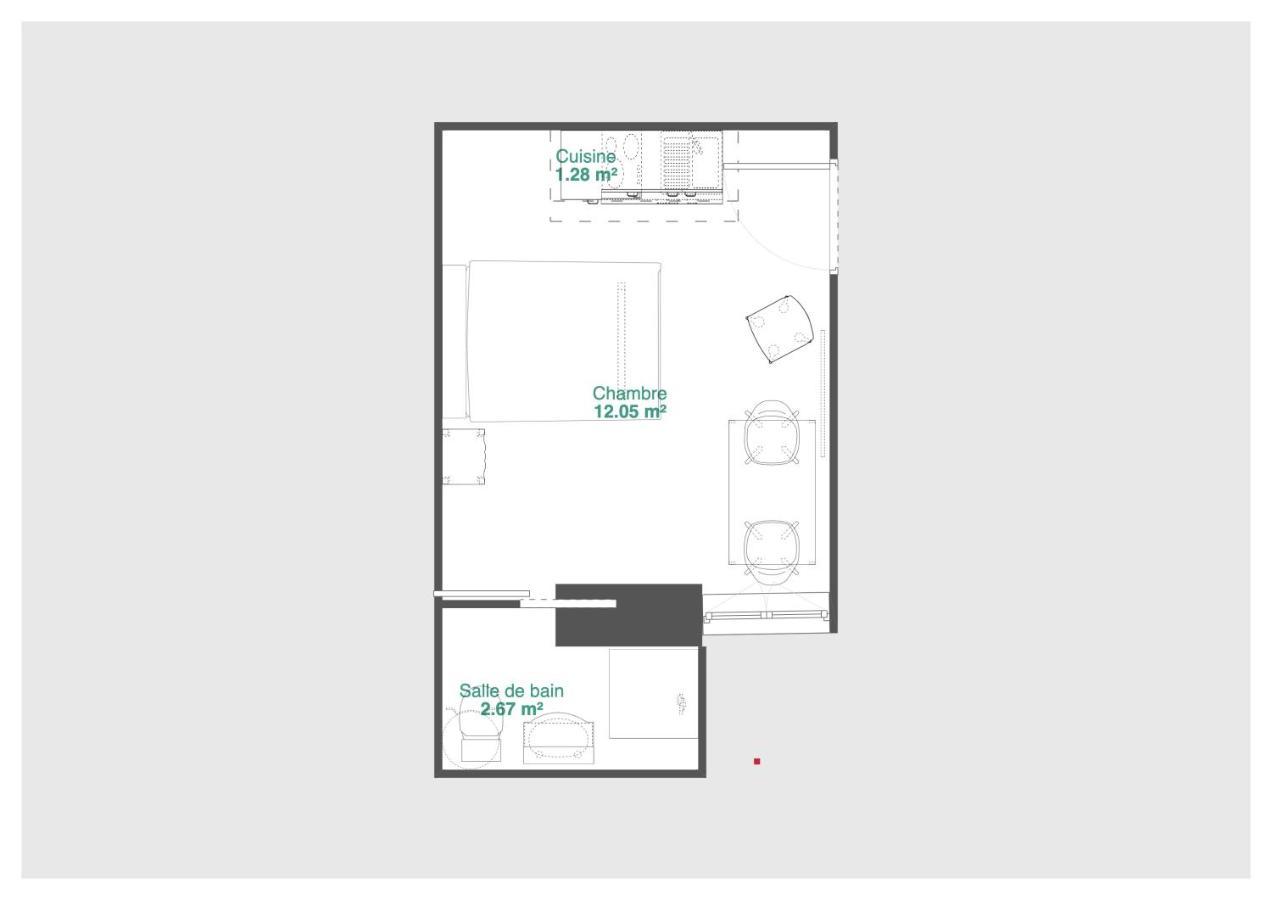 Studio Calme, Lumineux, Wifi, 1.5 Km Du Front De Mer Apartment Saint-Nazaire  Ngoại thất bức ảnh